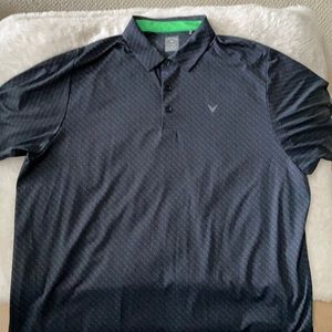 Men’s Black Callaway Golf polo XXL